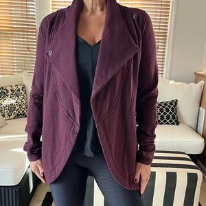 Lululemon cotton knit tulip jacket